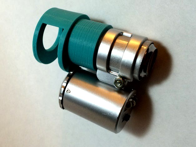 iPhone 5s mount for cheap 60x loupe by jsc