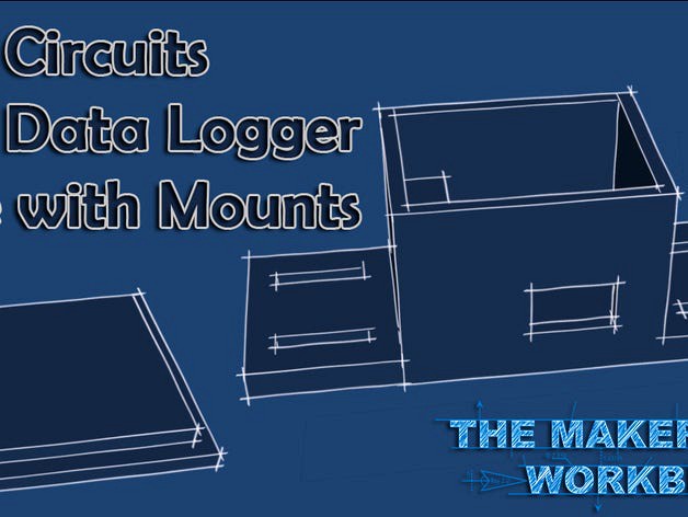 Case for TinyCircuits GPS Data Logger Stack by TheMakersWorkbench