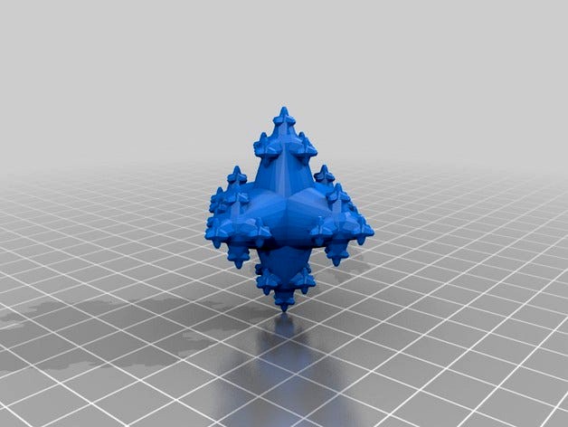 Cubic Fractal rounded by threonin