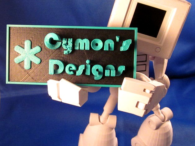 Cymon's Designs self-serving test print by cymon