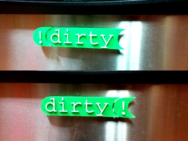 Dishwasher Clean / Dirty Indicator by DDRBoxman