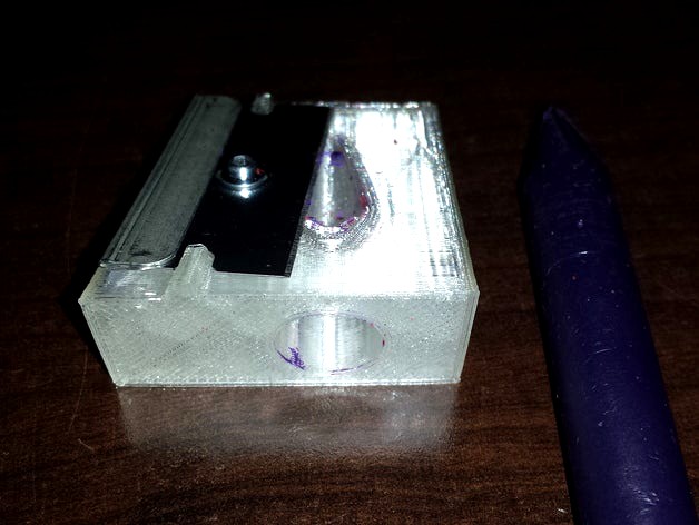 Large Crayon Sharpener by FlackMonkey