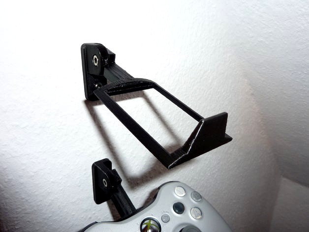 XBOX-360-Controller-wall holder by Propolis