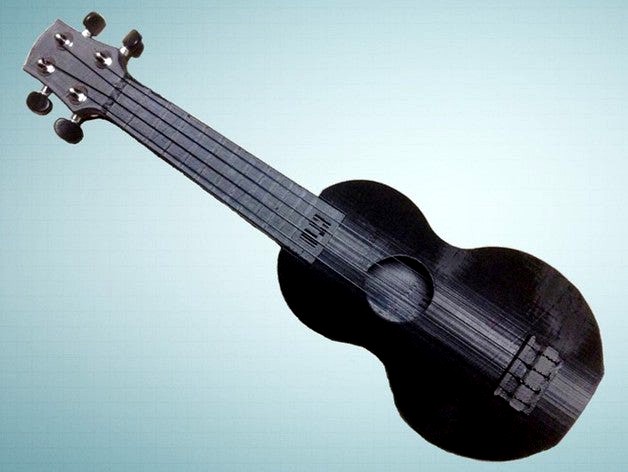 Playable Ukulele - Printable w/ no Supports by Solstie