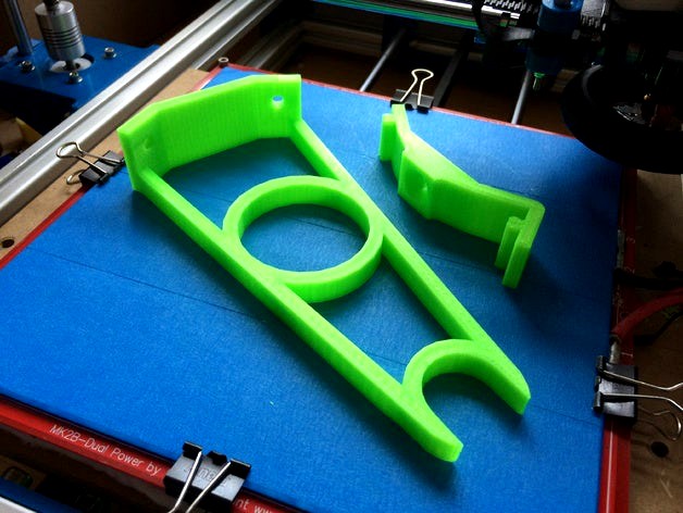 Spoolholder + Clip-In Filament-Guide by Muescha