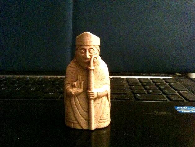 Lewis Chessmen - Bishop by EHM