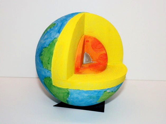 Cutaway Earth Model by kseluga