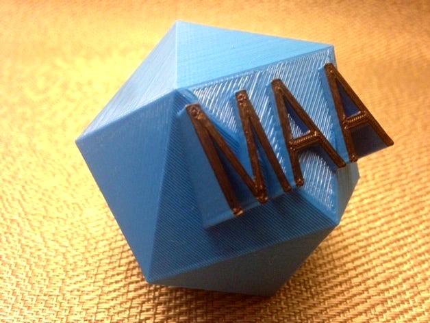 MAA Icosahedron by mathgrrl