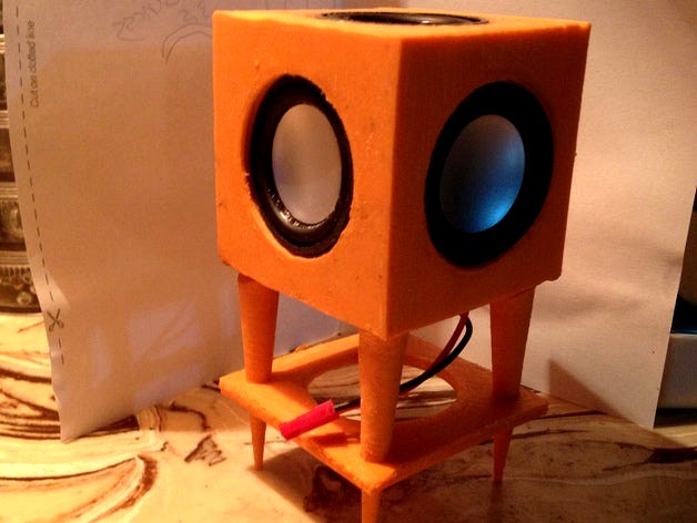 modern speaker box housing by Sixdollaftlong