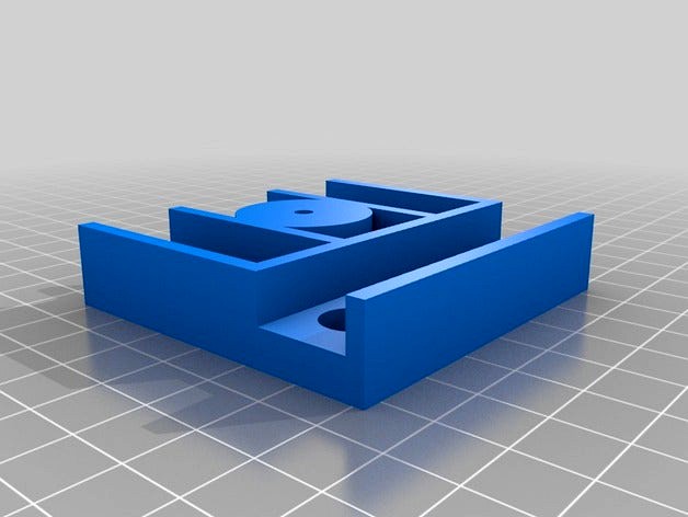 MultiRotor H Quadcopter 45mm x 45mm Gimbal Mount Bottom - openSCAD by MichaelErwin