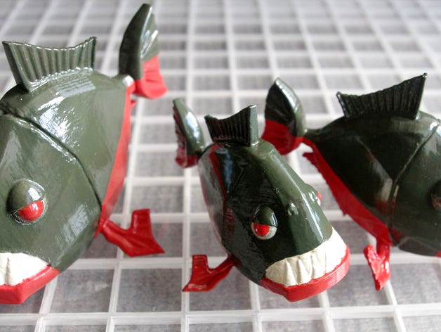 Glad-Piranha by glad3Dprintable