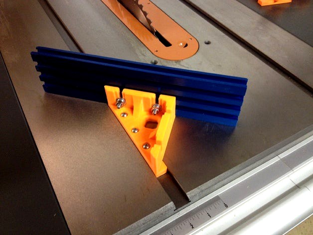 Table Saw 45 Degree Miter Sled by evil2002usna