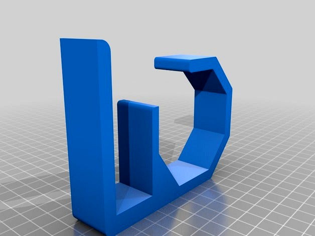 DA-Lite Model B Projection Screen Mount Clip by ThorMJ