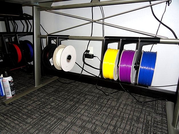 Filament Spool Reel Holder and Hanger by Scottbee