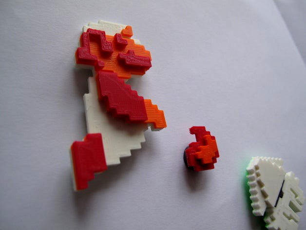 Mario shooting fireballs by knape