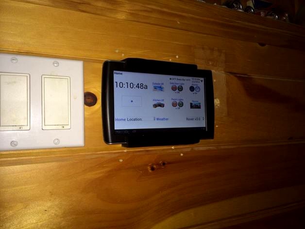 Coby Kyros 7" tablet wall mount by HunterGreen