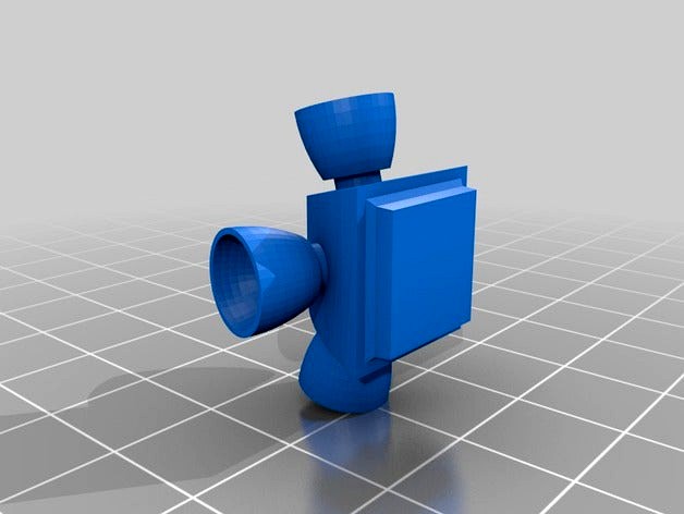 Kerbal Space Program - RV-105 RCS Thruster Block STL by progman32