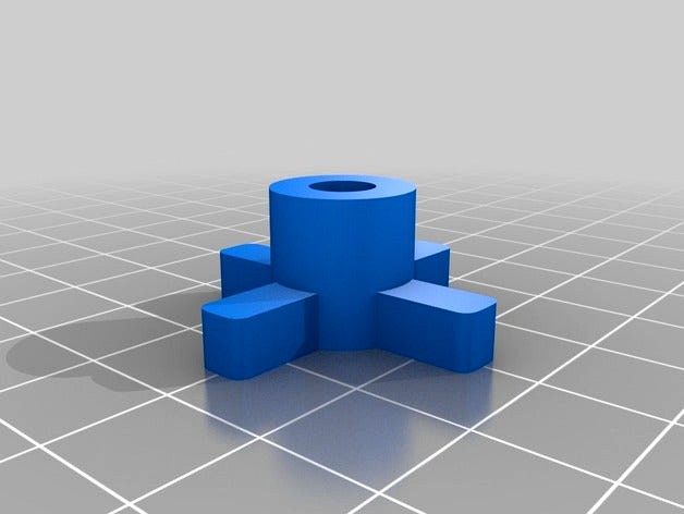 Flashforge HBP knob V3 by helifrek