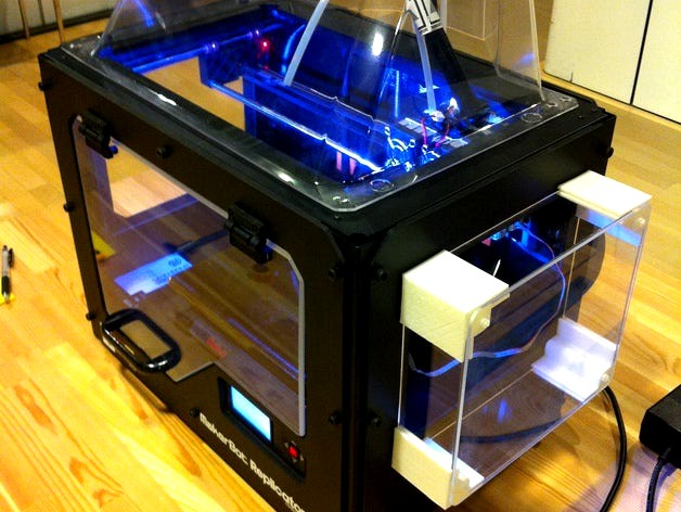 Makerbot Replicator 2X Side Patch by mitsuhito
