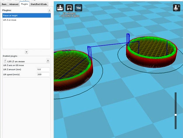 Cura can Z lift on move :) by yoyoek1