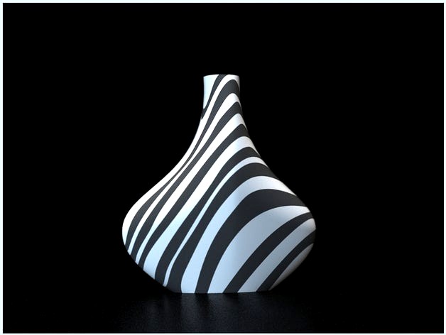 Zebra Vase by Nextgen3D