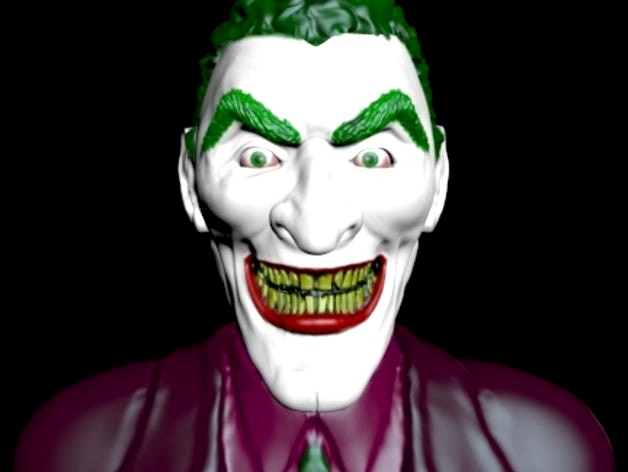 Joker Bust by bermantdesigns