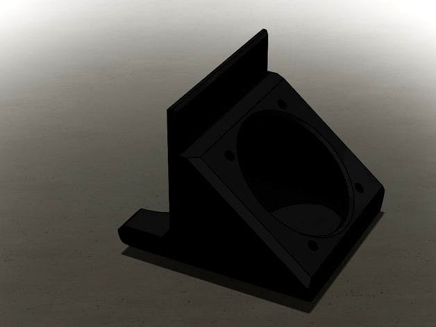 Wade's Extruder fan mount (40mm) by rball716