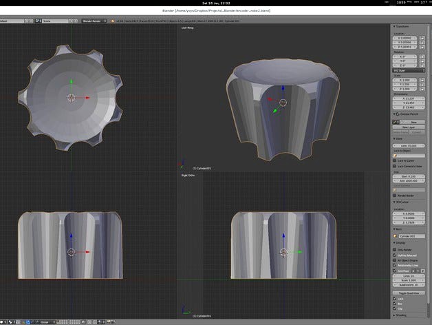 Lcd encoder Knob fi6 by yoyoek1