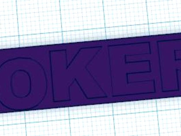 Joker bag tag by souleater12343