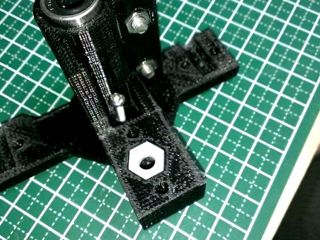x-end-L with M3 Screw Hole to Zlimit Switch for PRN3D (distance of the axes set to 35.0mm) by gingersoft