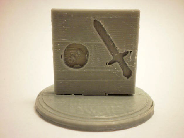 FlatMinis: Gelatinous Cube by grumpyrobot