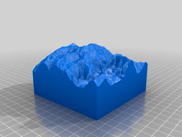 Mt. McKinley/Denali 10km Collectible Mountain by Shapespeare