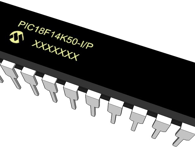 8, 16 & 20-pin DIPs - 20-pin PIC18F14K50-I/P by tetralite