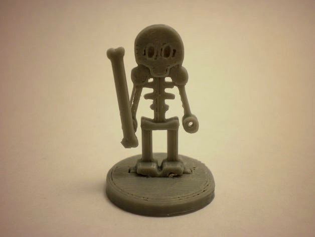 FlatMinis: Skeleton by grumpyrobot