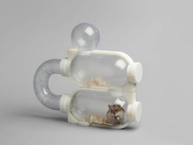 Charles and NiXie's Hamster House on the Moon by leothemakerprince