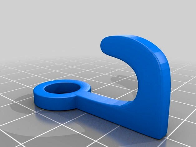 Makerbot Replicator 2 Bolt Hook by 1EyeVisions
