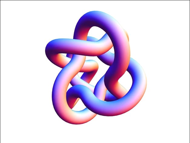 Prime Knot: 8_17 by DesignByNumbers