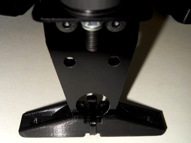 Ord Bot Foot MountingPlate with two 4mm screws and a tie wrap option... by MdG_NL