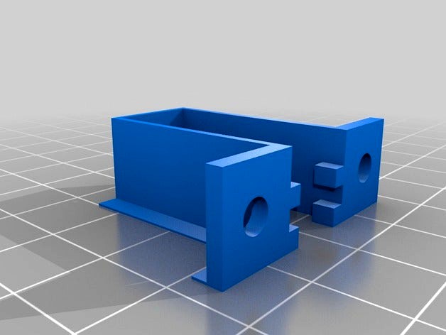 3D printed parts for my Servo Driven 7-Segment Display by hwiguna