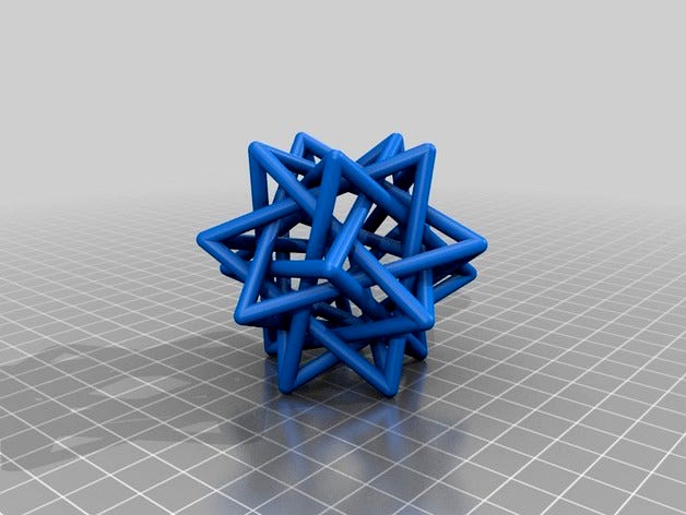 Interlocked Tetrahedron by RevK