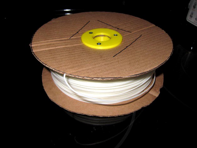 Custom Filament Spool (For drill winding homemade filament!) by Fastrack