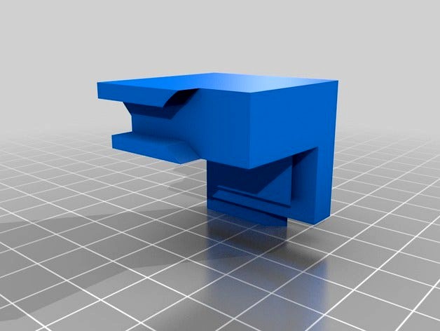 "Blank" Corner Bracket for QU-BD Revolution and RXL 3D Printers by MacAttak