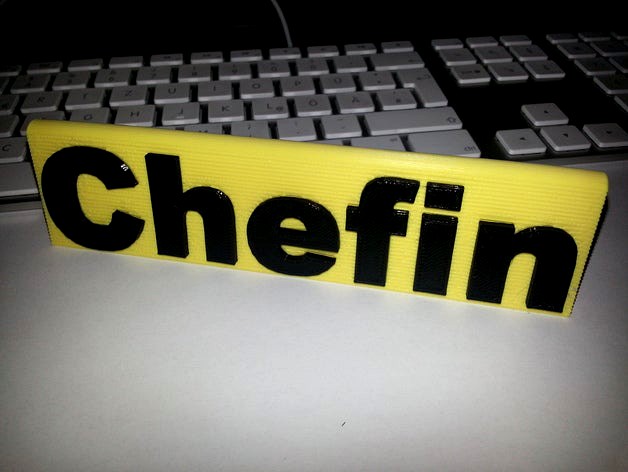 Name Plate by feststoff