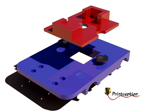 X - Carriage quickfit for Lasercutter by Printception