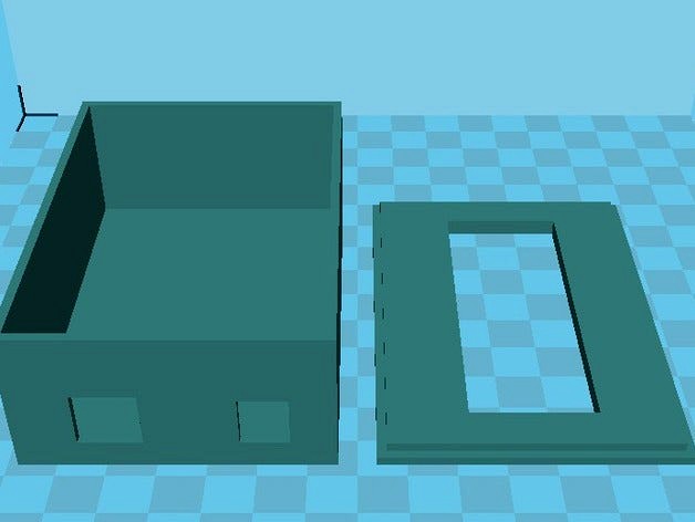 Arduino Uno Case with 16x2 LCD by kolinaeh