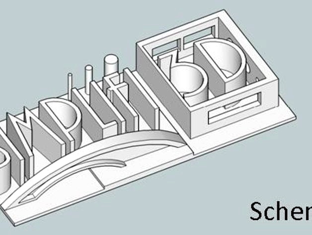 Schematic Model by SIMPLIFI3D