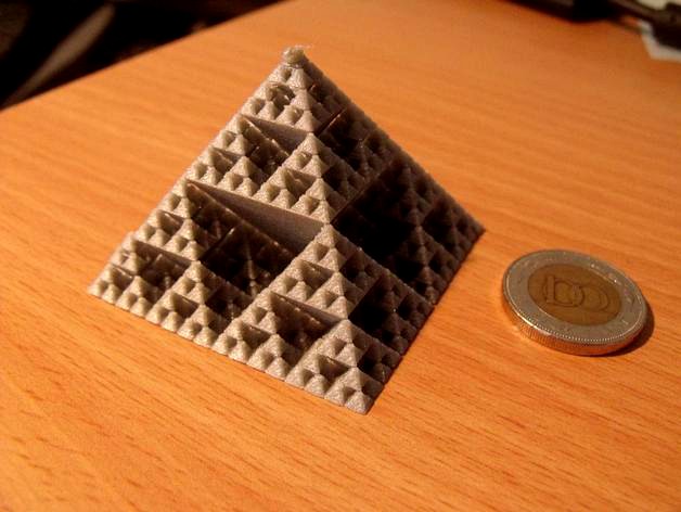 Sierpinski pyramide - without the need of support by apal