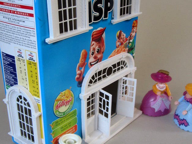 Cereal box, Baroque house by piedro78