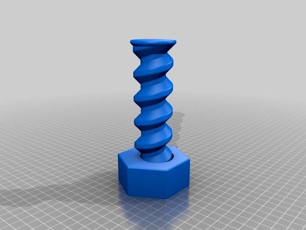 Simplified Gravity Screw by gringer