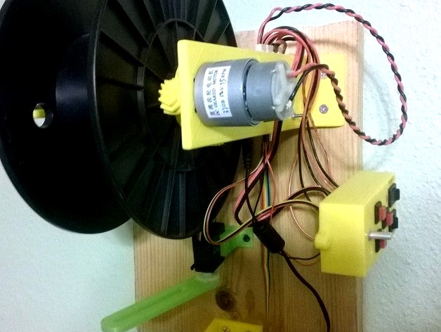 FIlawinder printed motor support by datasmasher